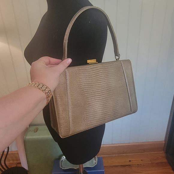 Vintage Mam'selle leather shoulder bag - Picture 2 of 5